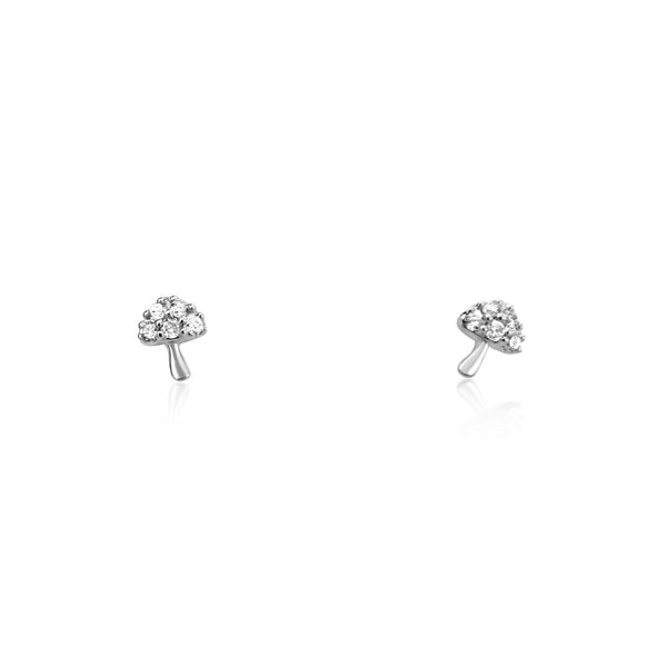 petite mushroom earrings - Brilat