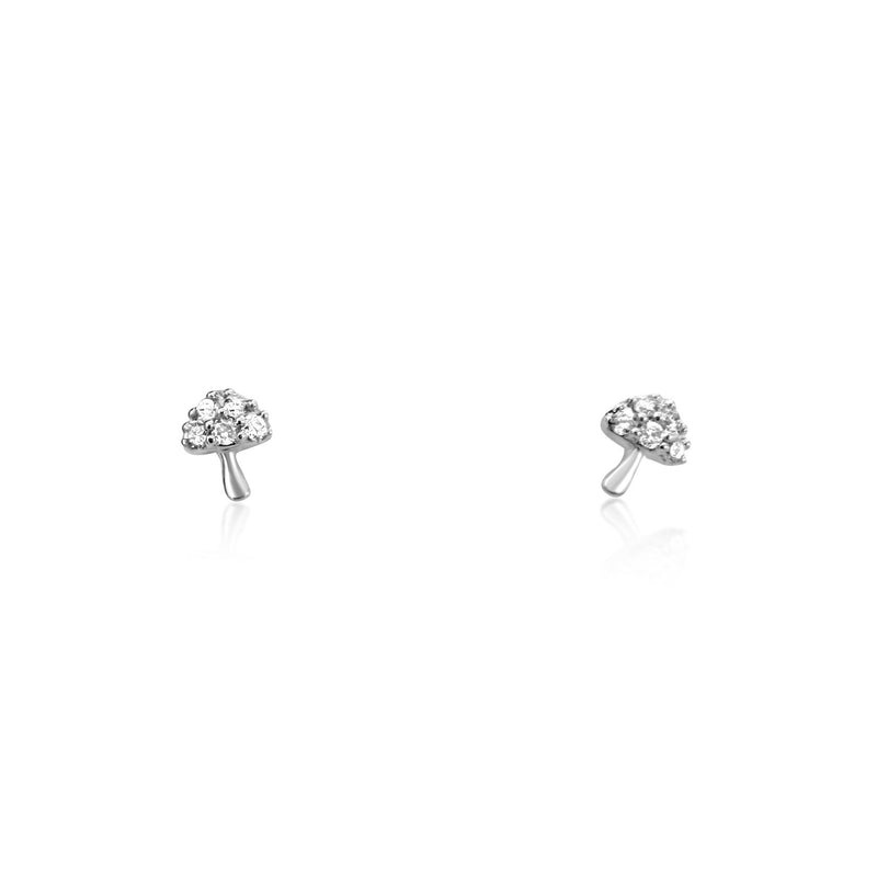 petite mushroom earrings - Brilat