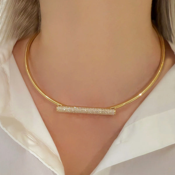 Bar Choker Necklace