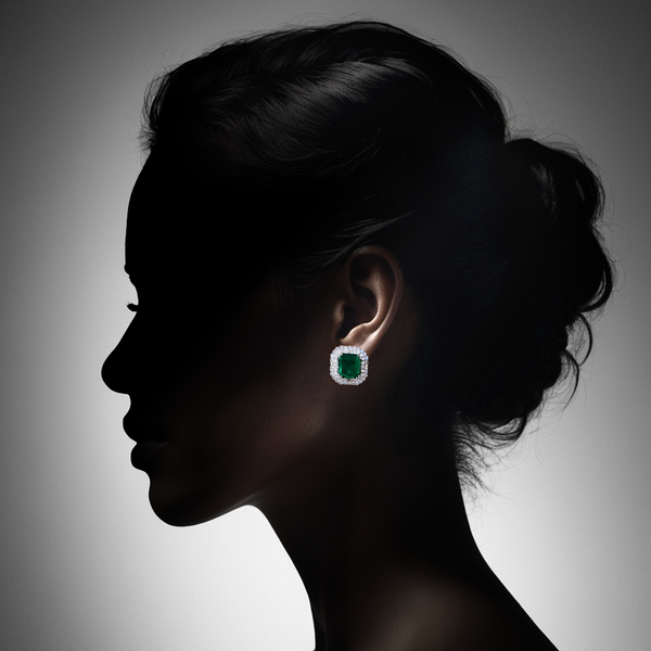 Important Emerald & Diamond Earrings - Brilat