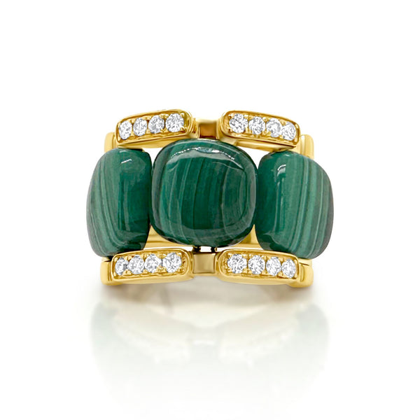 Malachite Stacia Ring