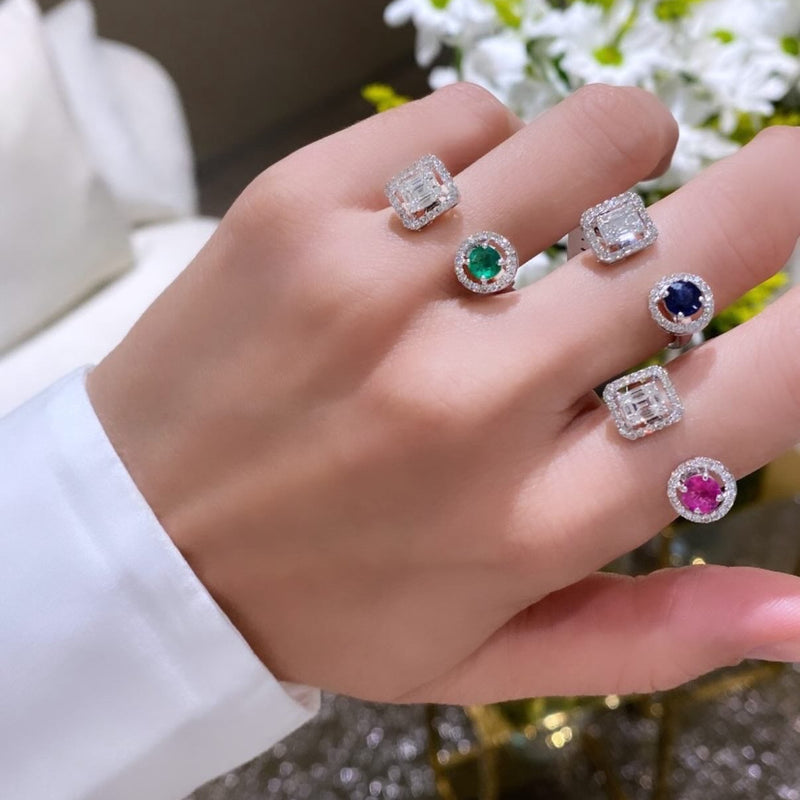 Tricia Ruby Open Ring