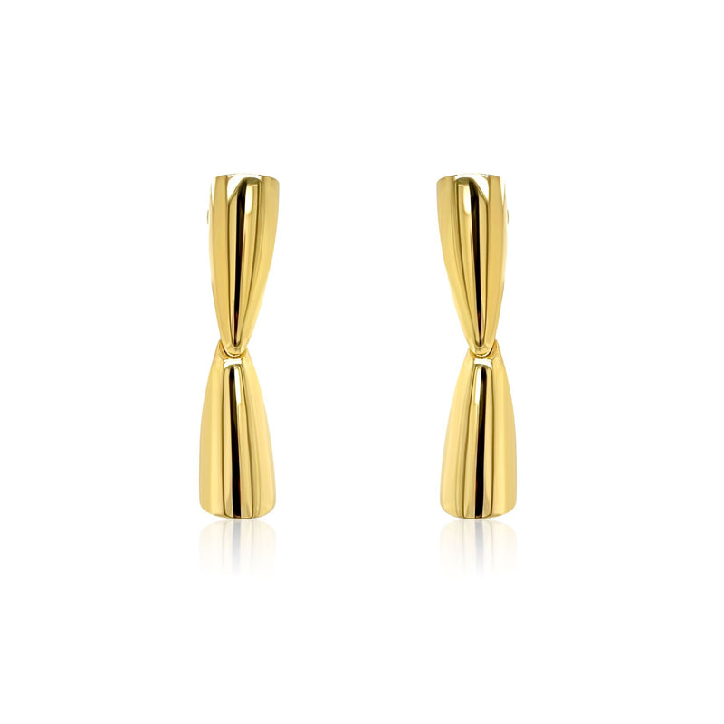 Clessidra Gold Earrings - Brilat