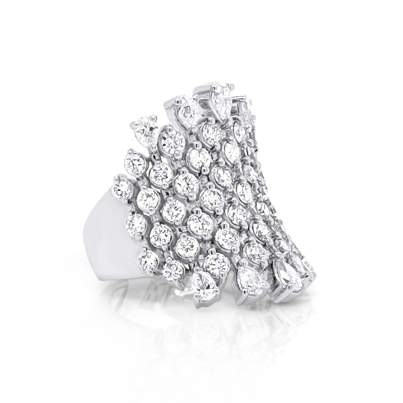Diamond Crown Cocktail Ring - Brilat