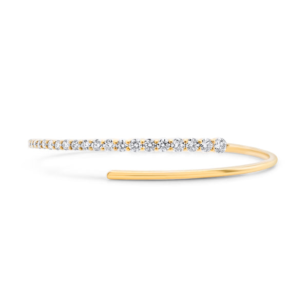 Classic Spiral Bracelet in Yellow Gold - Brilat