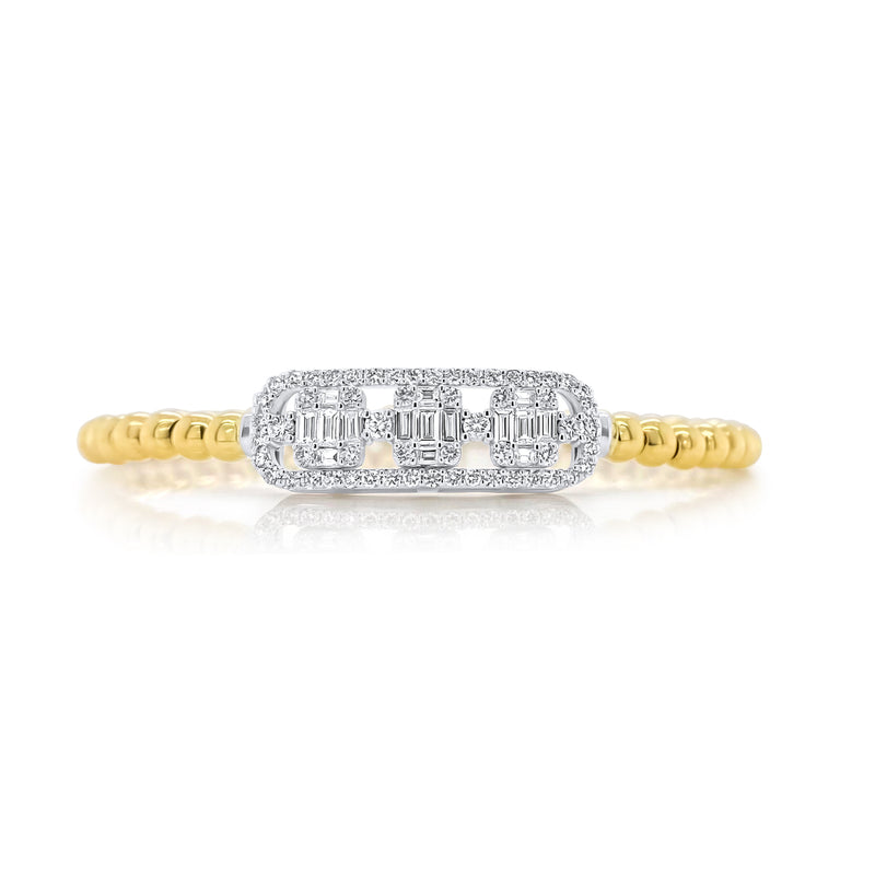 Eclat Trio Diamond Stretch Bangle