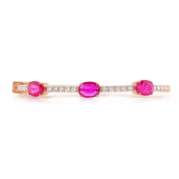 Ruby Georgette Bangle