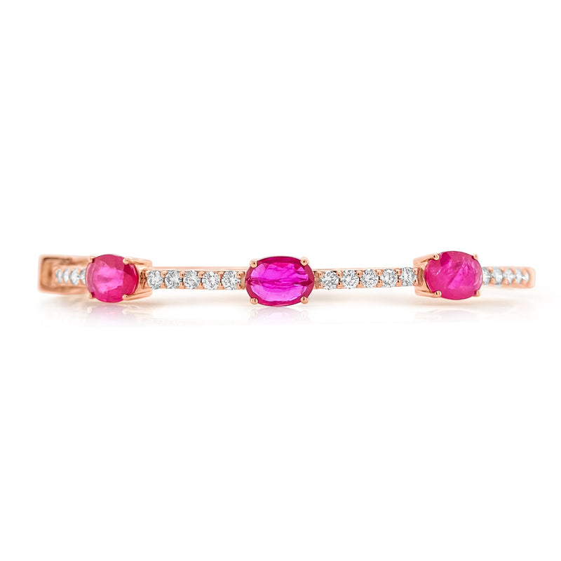 Ruby Georgette Bangle
