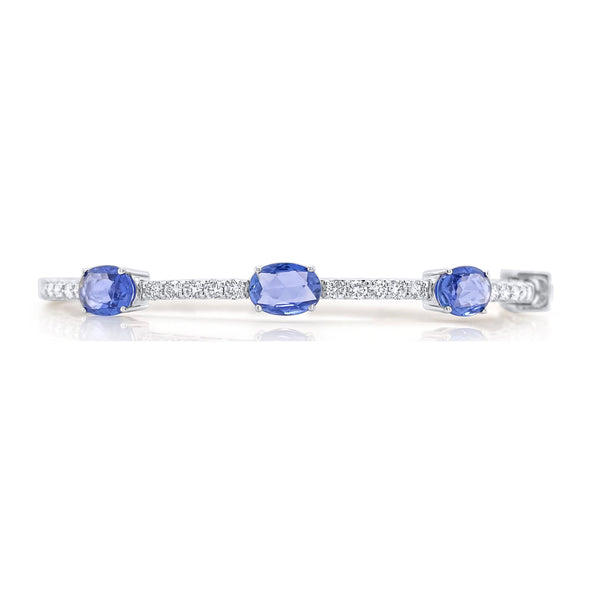 Sapphire Georgette Bangle