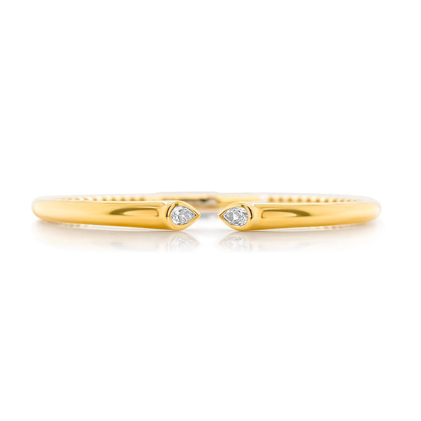 Yellow Gold Serene Bangle Bracelet
