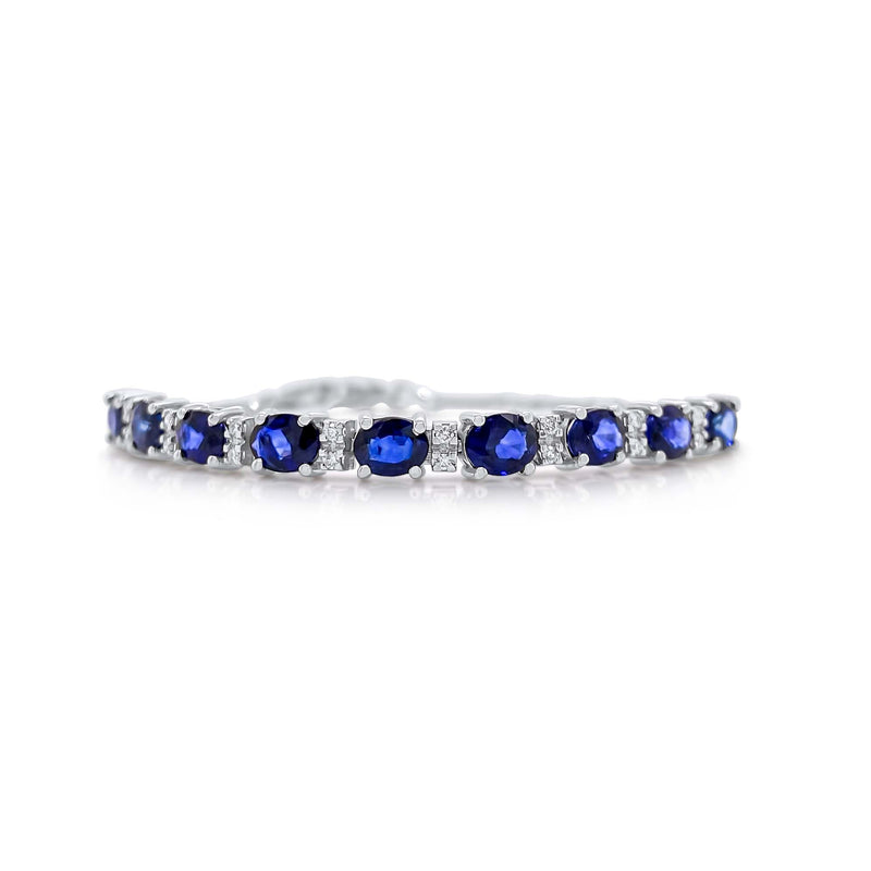 Classic Sapphire Chain Bracelet - Brilat