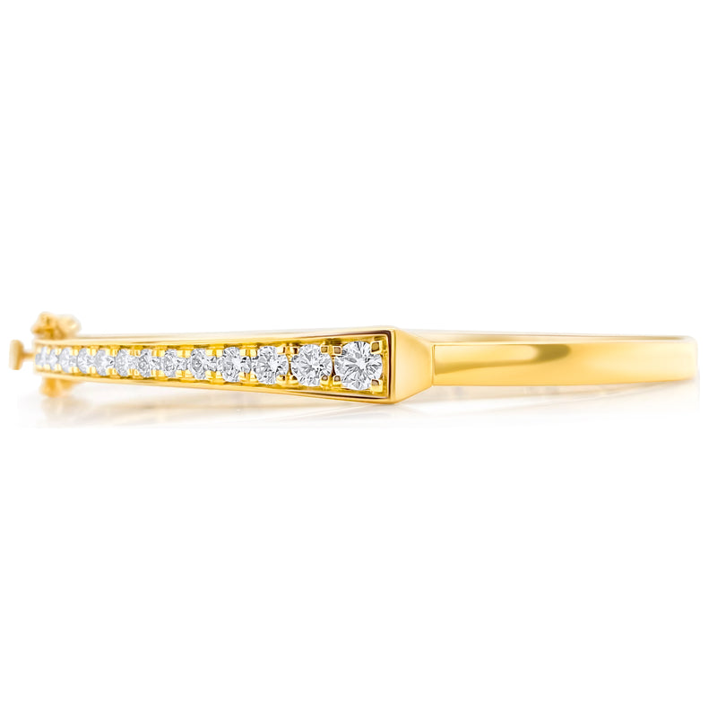 The Gabriella Bangle in Full Diamonds