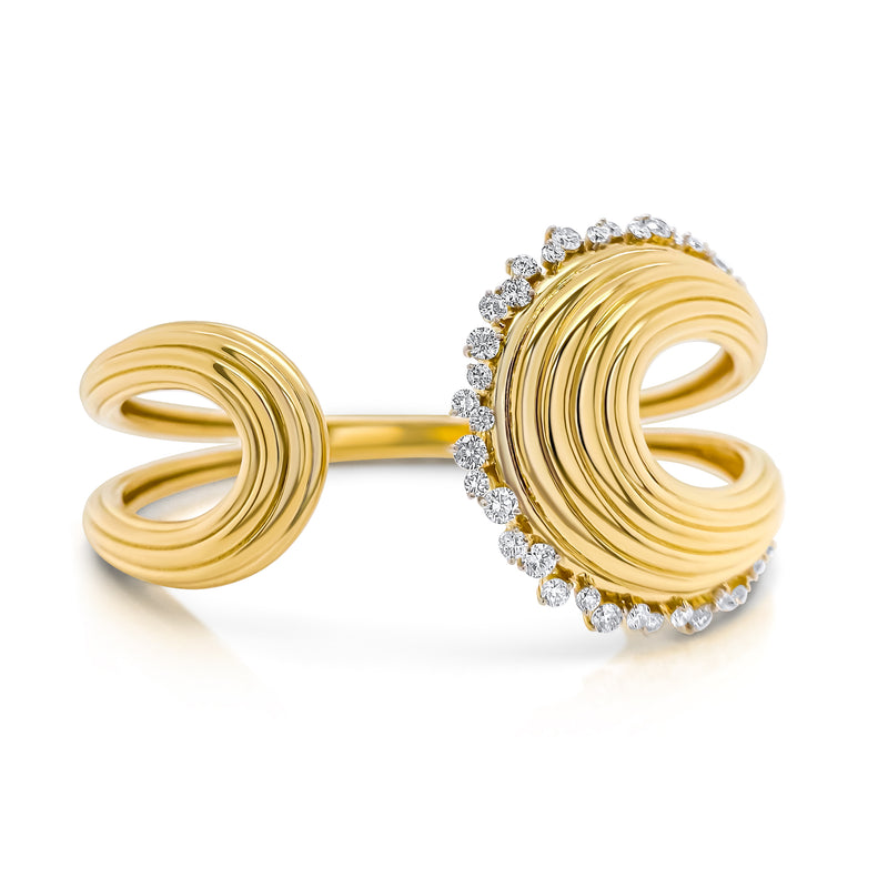 Yellow Gold Joelle Bangle - Brilat