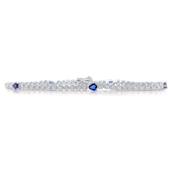 Lyrica Sapphire & Diamond Bracelet