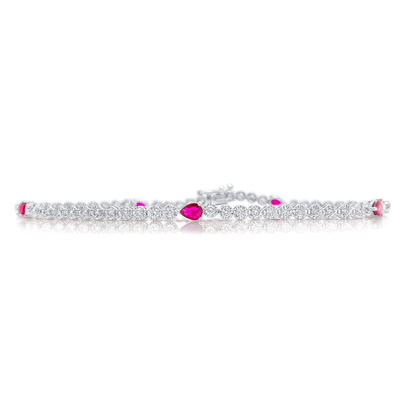 Lyrica Ruby & Diamond Bracelet