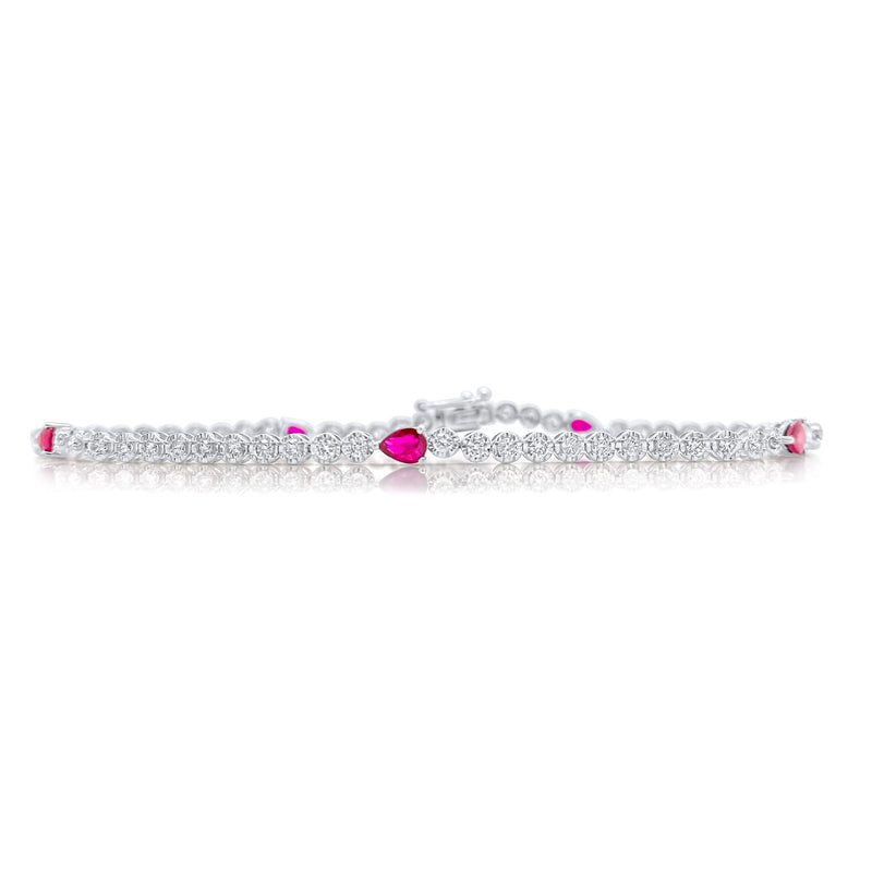 Lyrica Ruby & Diamond Bracelet