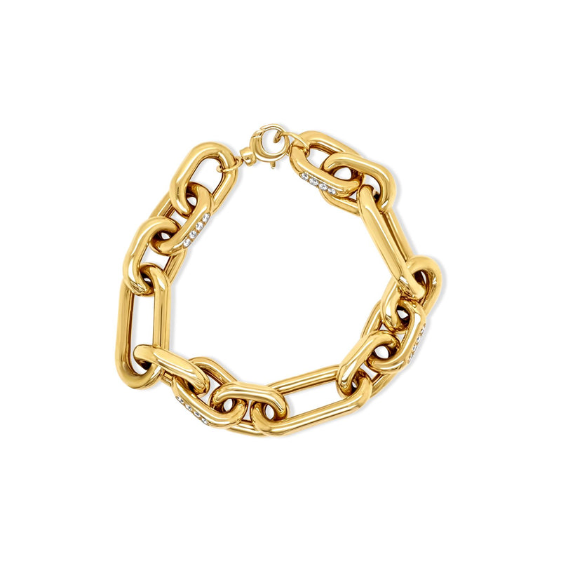 Italian Link Gold Bracelet