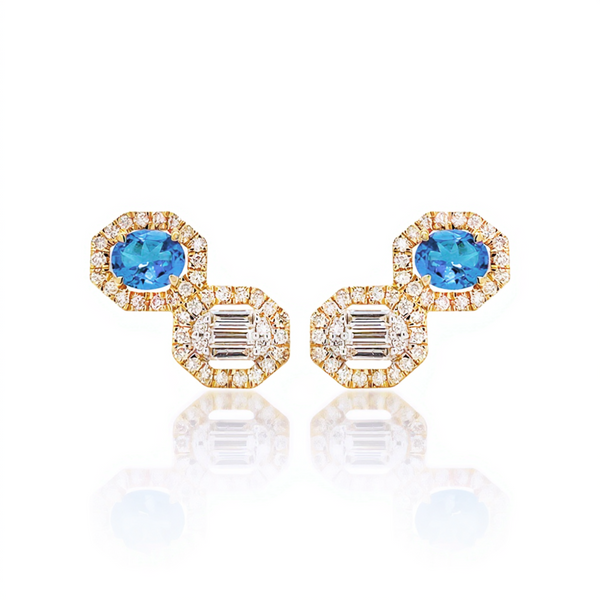 Petite Sapphire Studs