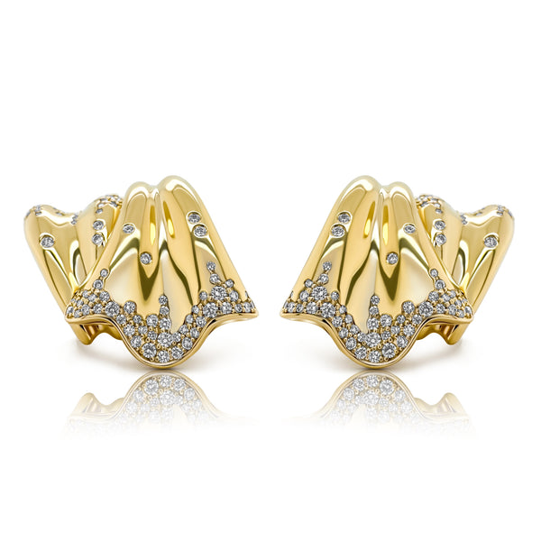 Gold Swag Earrings
