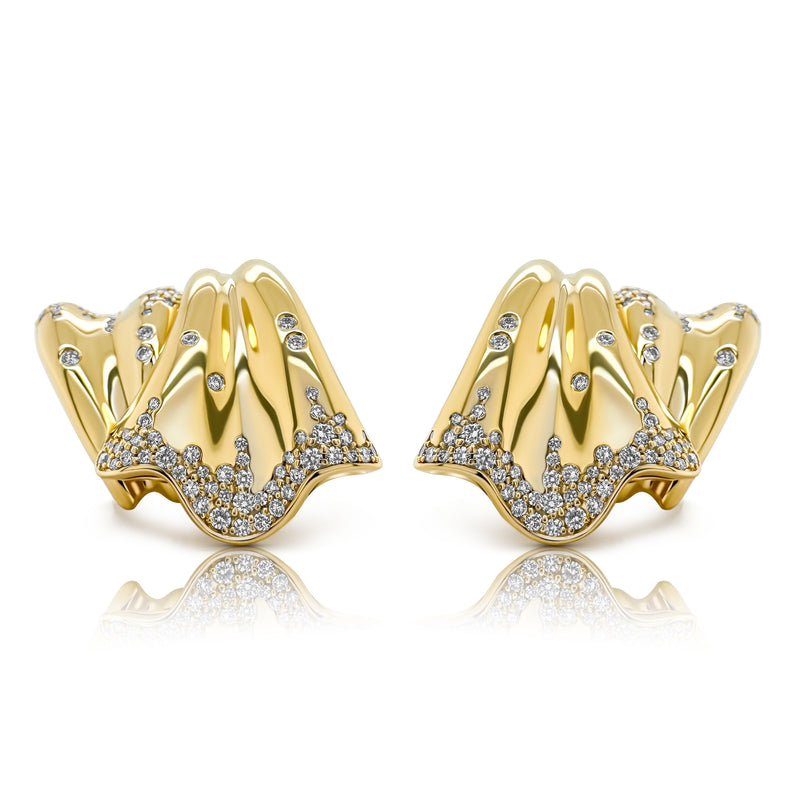 Gold Swag Earrings