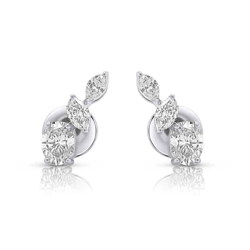 three-stone diamond climbers