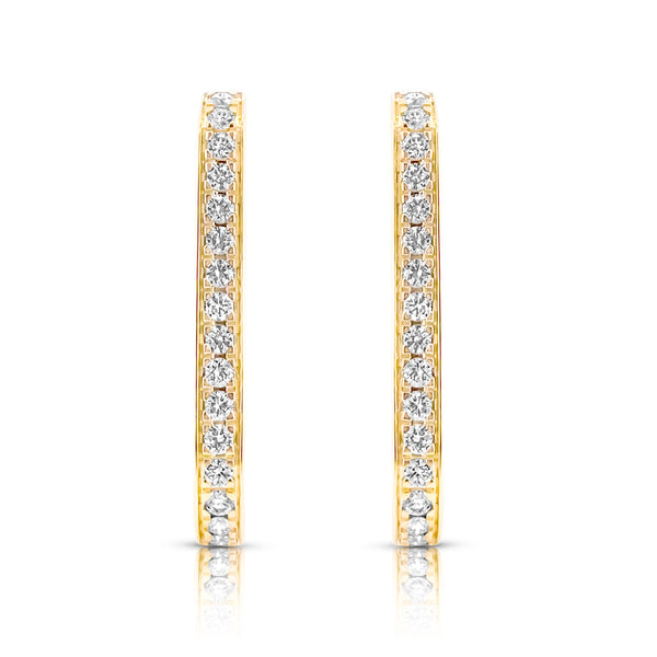 Gold & Diamond Drip Earrings