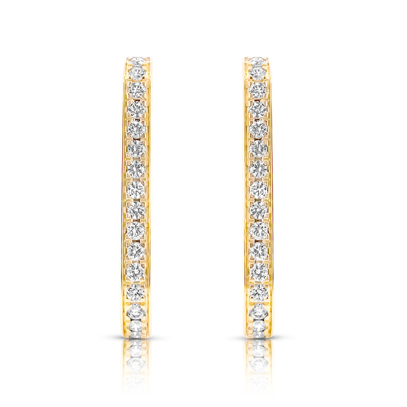 Gold & Diamond Drip Earrings