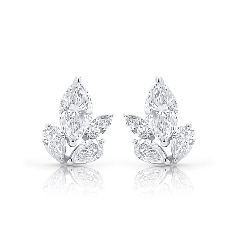 Marquise Sprout Earrings - Brilat