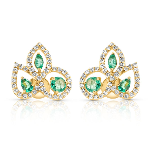 Emerald Maple Earrings - Brilat