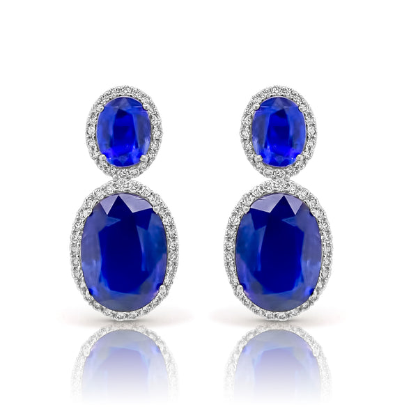 Oval Kaynite Earrings