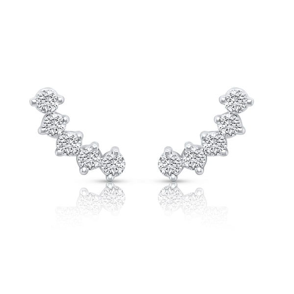 Diamond Climber Earrings