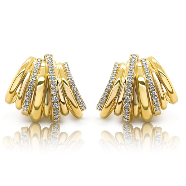 Hugger Gold earrings