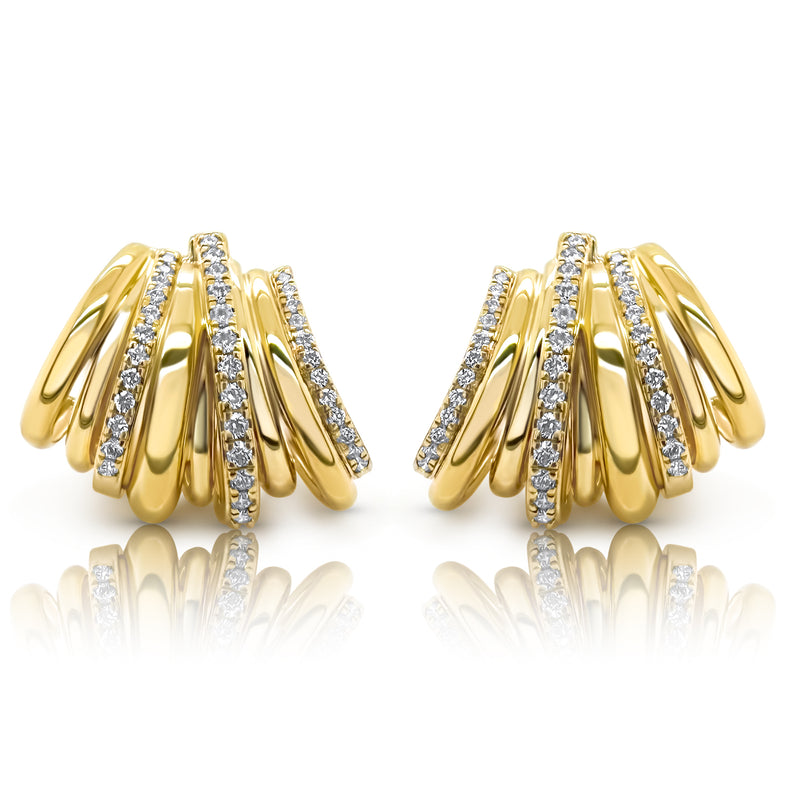 Hugger Gold earrings