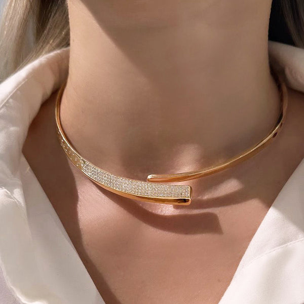 Gold Choker Necklace