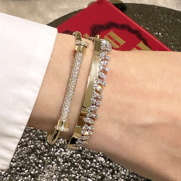 Diamond Fringe Bangle