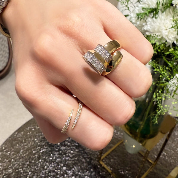 Diamond Bolt Ring
