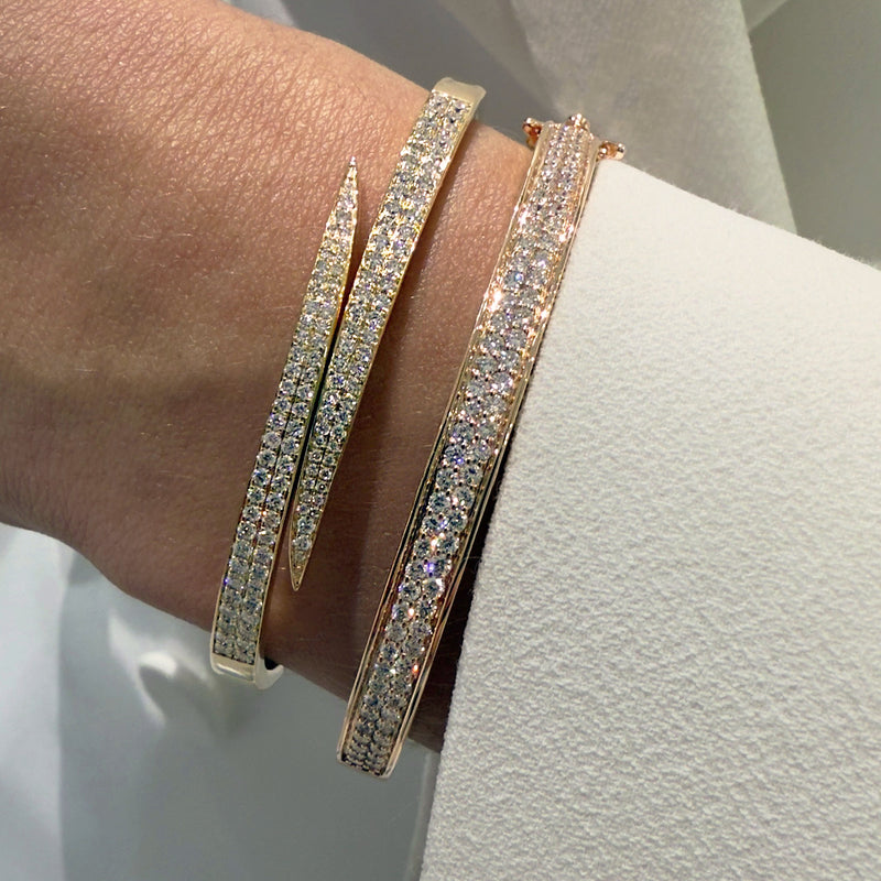 Diamond Pave Bangles