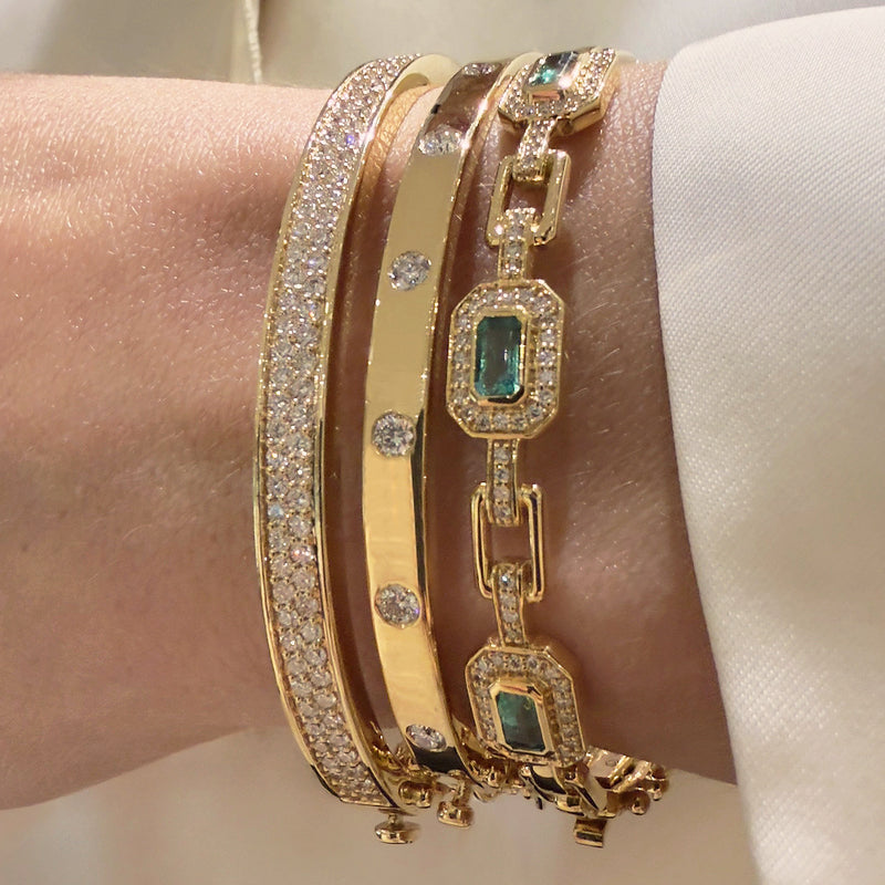 Diamond Pave Bangles