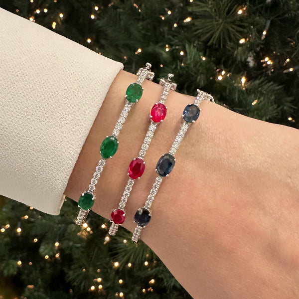 Ruby Georgette Bangle