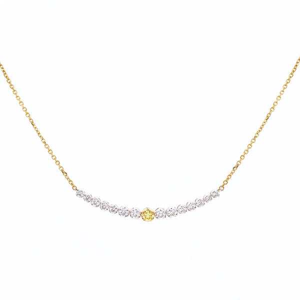 Yellow Diamond Spotlight Necklace