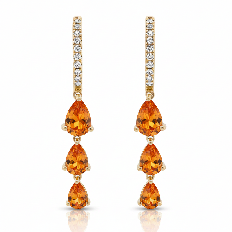 Citrine Drop Earrings