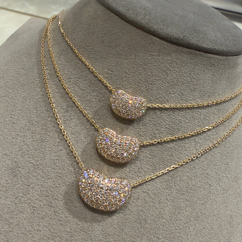 Diamond Pebble Necklace