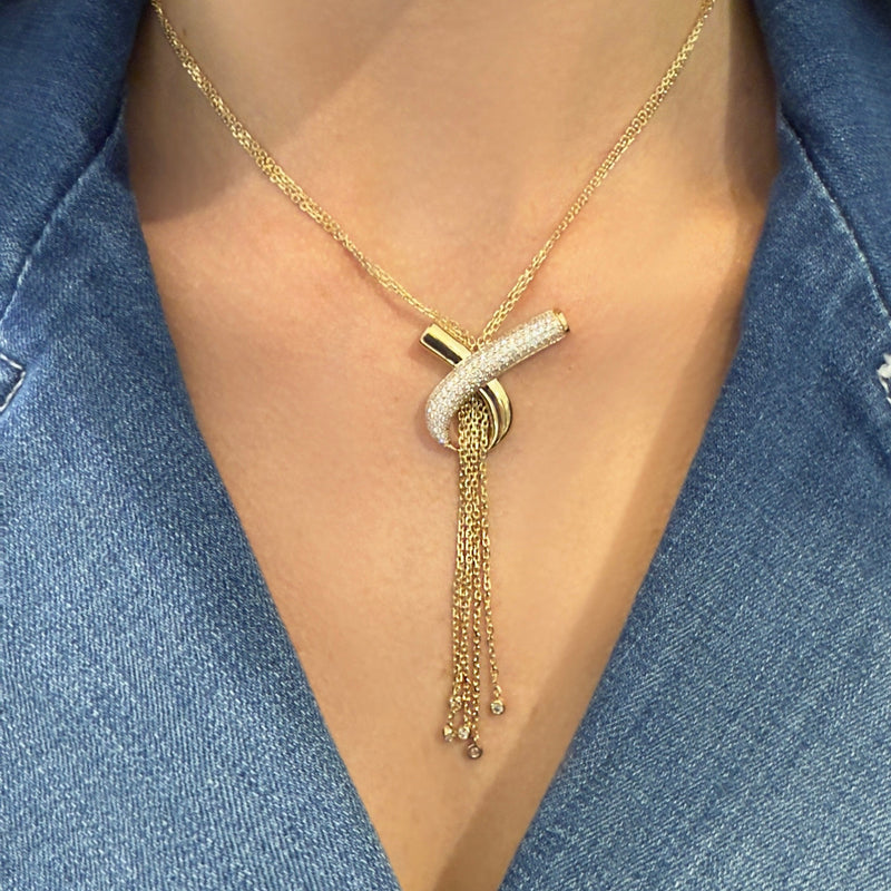 The Dove Lariat Necklace - Brilat