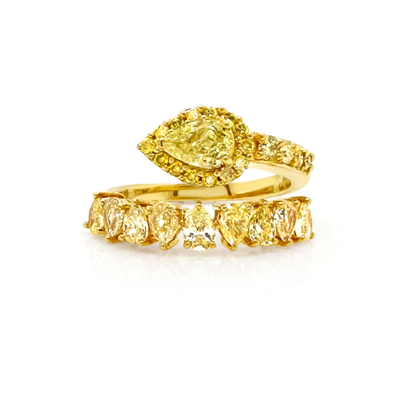 Yellow Diamond Mar Ring - Brilat