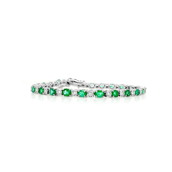 Soléne Emerald Gemstone Bracelet - Brilat