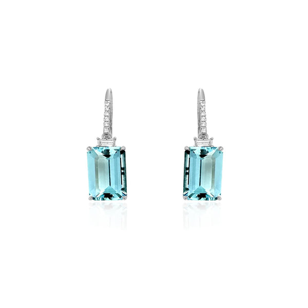 Important Aquamarine Earrings