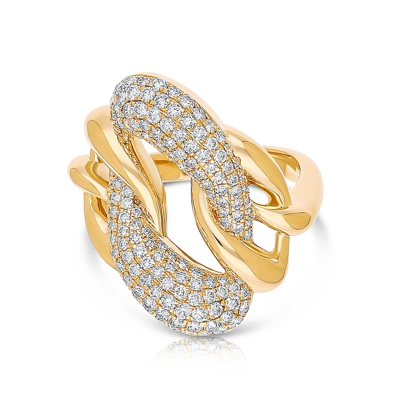 Wide Link Ring - Brilat