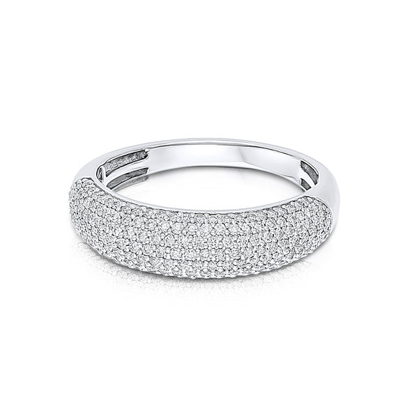 Classic Pave Diamond Stack band - Brilat