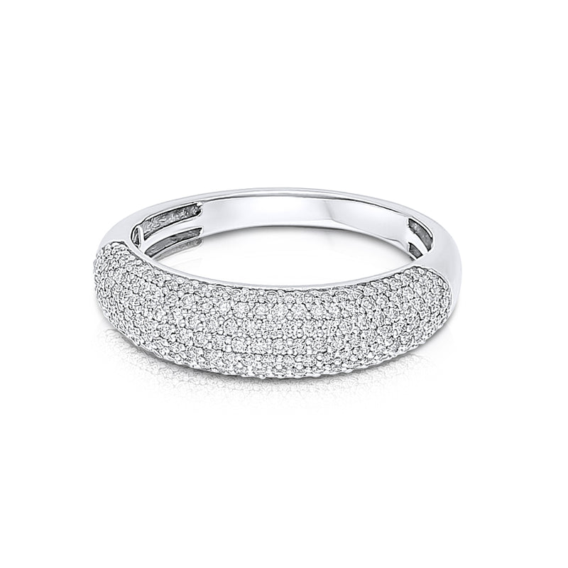 Classic Pave Diamond Stack band - Brilat
