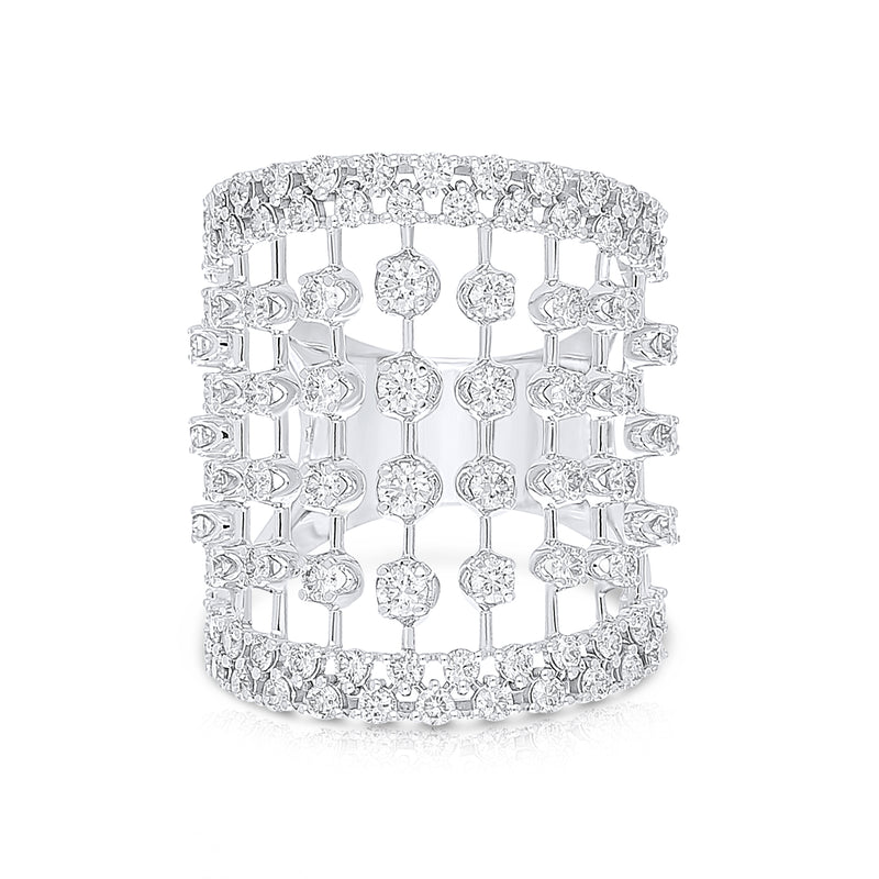 Diamond Statement Cocktail Ring - Brilat